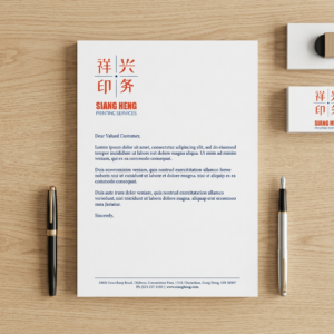 Professional letterhead printing Singapore – Siang Heng Printing Services