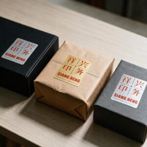 Metallic sticker printing Singapore - premium metallic label finish by Siang Heng