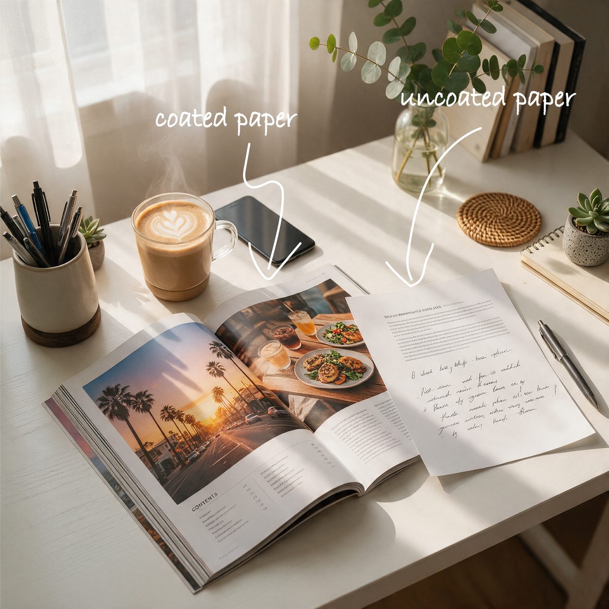 Coated vs Uncoated Paper and Card: What’s the Difference and Which Should You Choose?