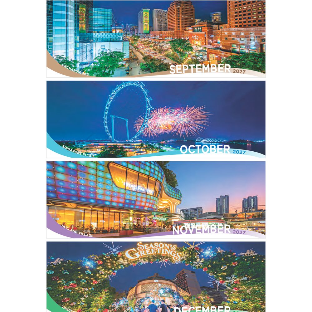 Sparkling Singapore 7301 desk calendar printing Singapore - monthly photos 3 by Siang Heng