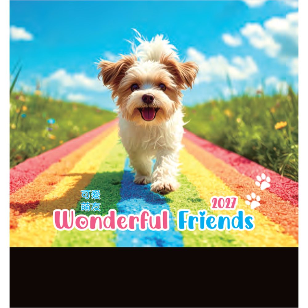 Wonderful Friends 7311 desk calendar printing Singapore - cover by Siang Heng