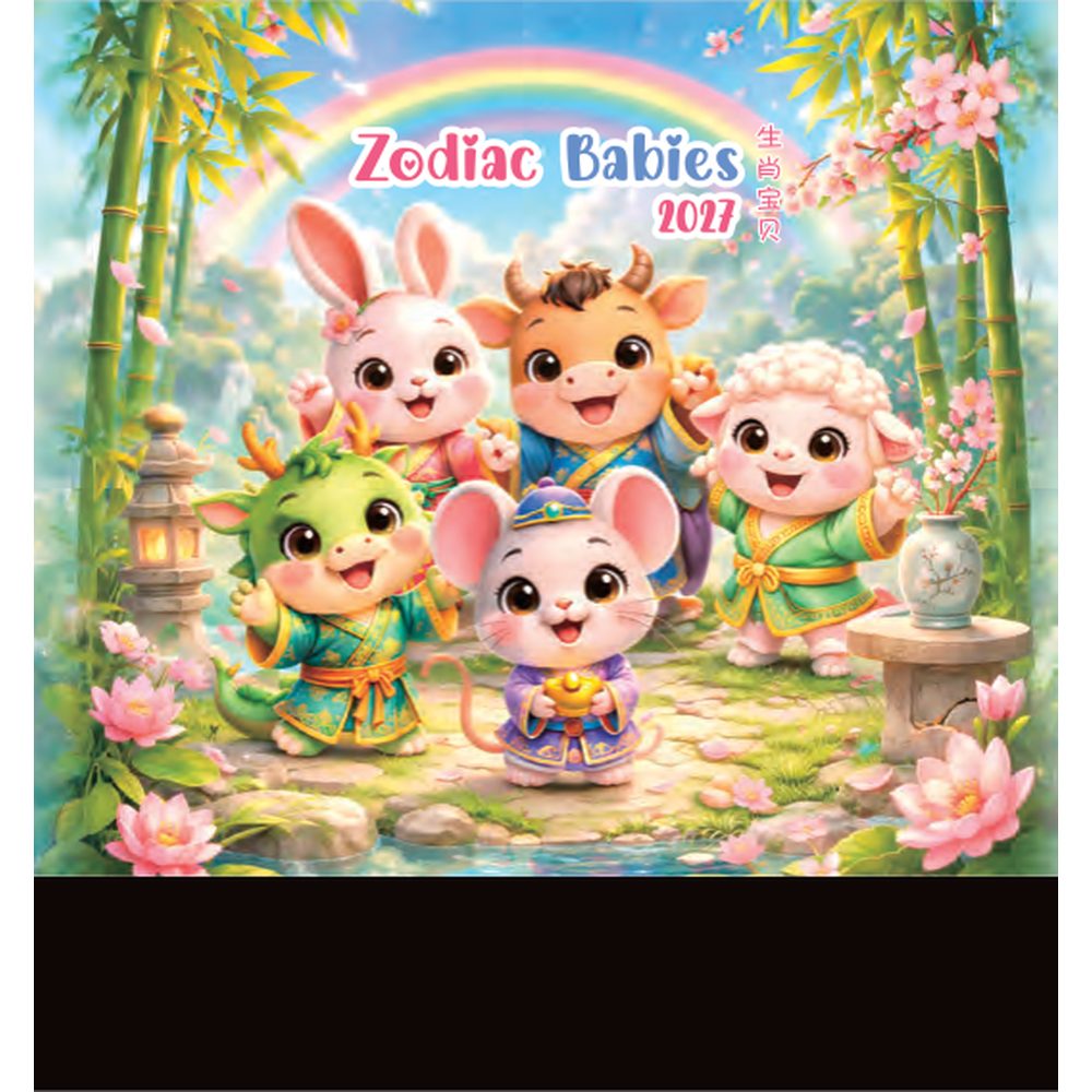 Zodiac Babies 7314 desk calendar printing Singapore - cover by Siang Heng
