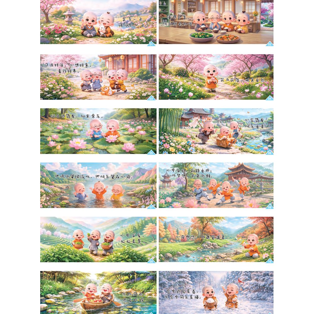 Daily Wisdom 7316 desk calendar printing Singapore - monthly photos by Siang Heng