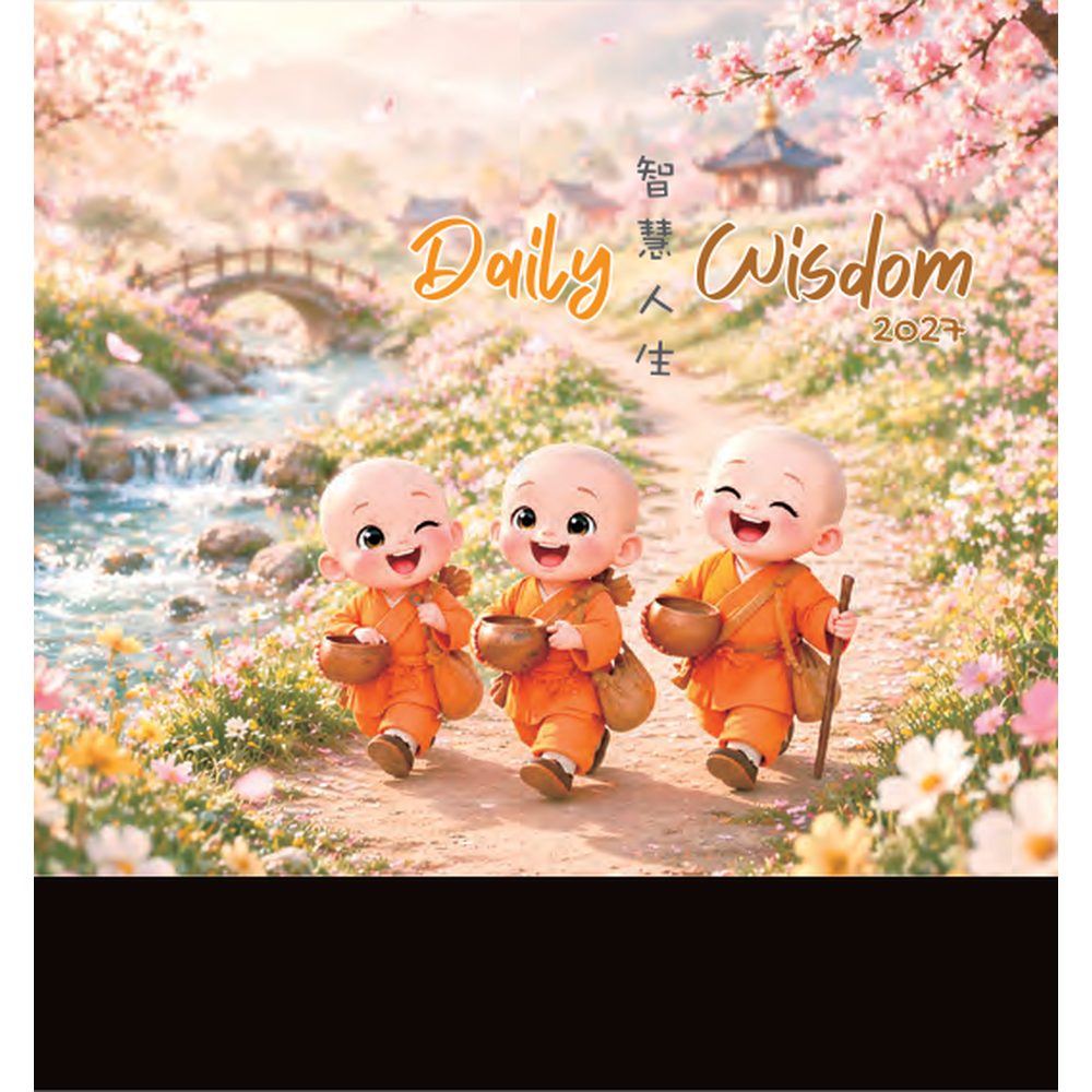 Daily Wisdom 7316 desk calendar printing Singapore - cover by Siang Heng