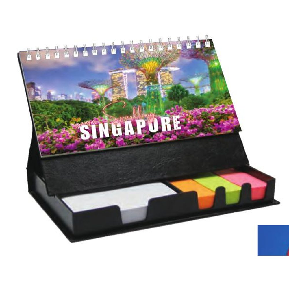 Sparkling Singapore Memo MB2601 desk calendar printing Singapore - calendar page by Siang Heng